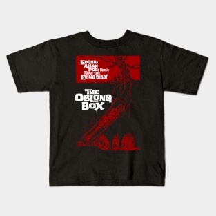 The Oblong Box Edgar Allan Poe Design Kids T-Shirt